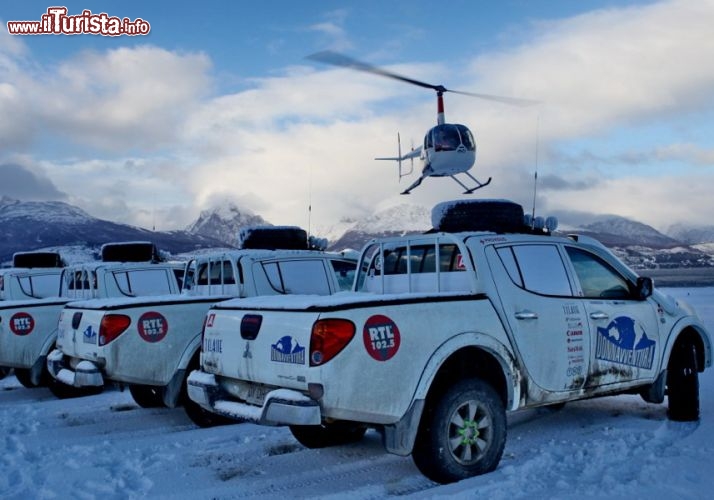 Le veterane raggiungono il team ad Ushuaia in elicottero - © DONNAVVENTURA® 2012 - Tutti i diritti riservati - All rights reserved