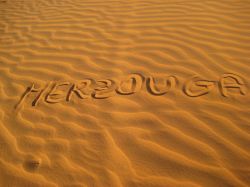 Le dune di Merzouga, con autografo direttamente ...