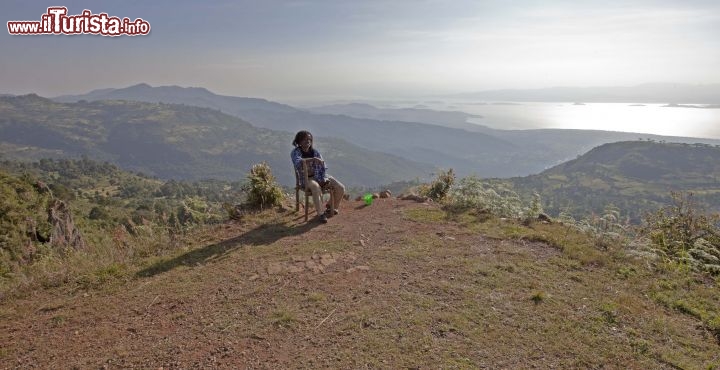 Immagine Vista dal Dorze eco lodge al mattino