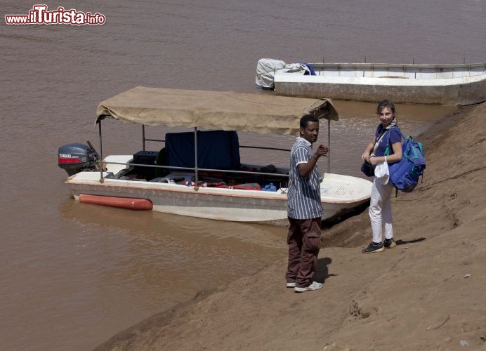 Immagine La barca della gita da Omorate, Antonella e Nati