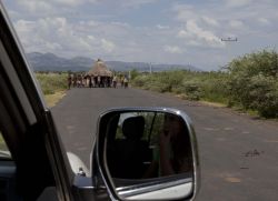 Trasporto di una capanna