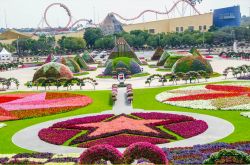 Il Miracle Garden si trova vicino a Dubailand, ...