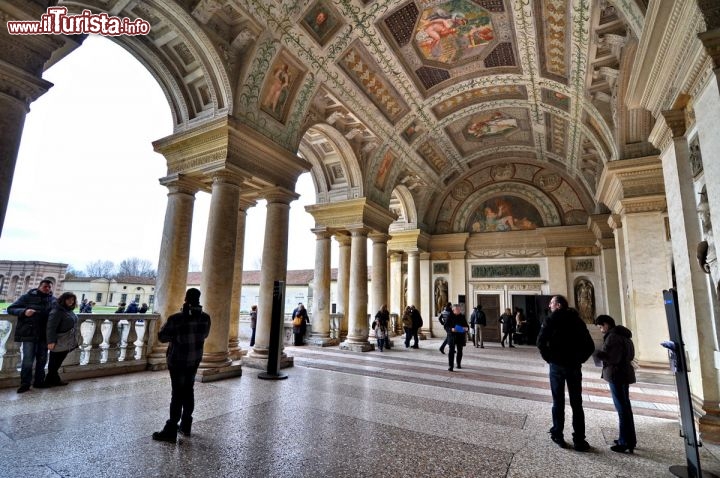 Immagine La Loggia di Davide, sul lato orientale del Palazzo Te a Mantova