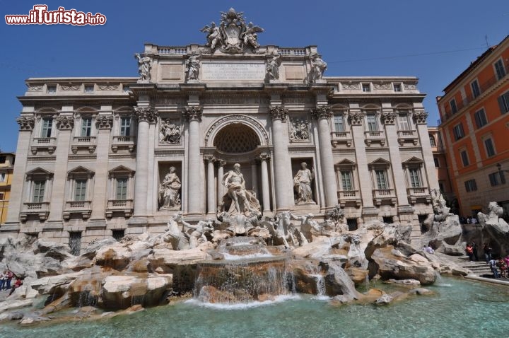 Immagine La splendida fontana di Trevi a Roma