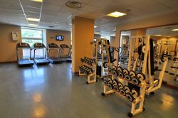 Area fitness, ovvero la grande palestra del Corinthia Hotel Khartoum