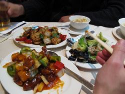 Chinese food, specialità in un ristorante di Londra a Soho, la Chinatown londinese