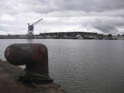 Darsena della base sottomarina a Bordeaux