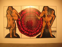 Opera di Gilbert George al CAPC Musee d'Art Contemporain
