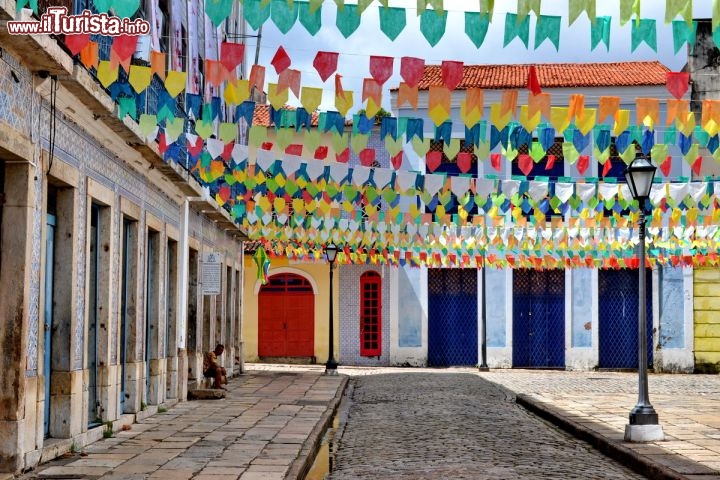 Immagine Sao Luis addobbata a festa per Sao Joao, la festa di San Giovanni tanto sentita nel nord-est del Brasile