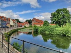 Nyborg è un pitoresco borgo medievale, famoso per il suo castello. Si trova sull'Isola di Fionia in Danimarca