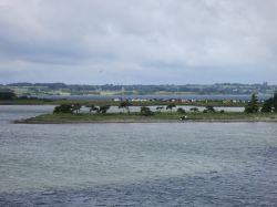 Paesaggio vicino a Eroskobing, a sud dell'isola di Fyn in Danimarca