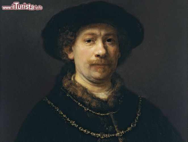 Immagine Un famoso autoritratto di Rembrandt costudito nel Museo Tyssen-Bornemisza  a Madrid