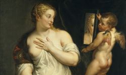 Venere e Cupido di pinti da Rubens, al Museo ...