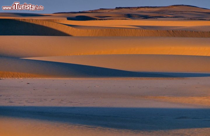 Il deserto occidentale del Sudan: dune al tramonto non distante da Old Gondola - Per ulteriori informazioni: I viaggi di Maurizo Levi ed in particolare il Tour del Regno dei Faraoni Neri
