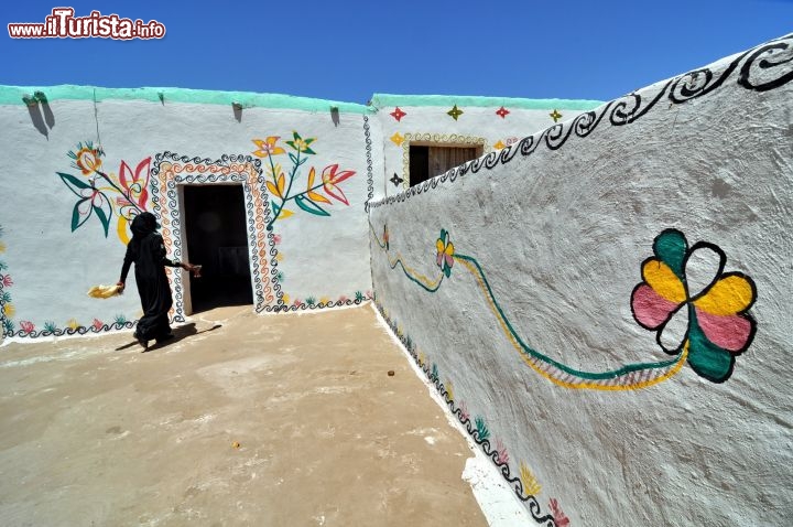 Casa tipica nubiana vicino ad old Dongola in Sudan - Per ulteriori informazioni: I viaggi di Maurizo Levi ed in particolare il Tour del Regno dei Faraoni Neri