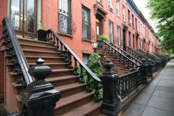 Tipiche abitazioni Brooklyn, New York City © ...