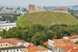 La collina Gediminas a Vilnius