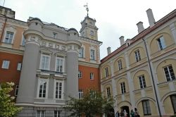 Cortile Motiejus Kazimieras Sarbievius dell'Osservatorio Astronomico all'interno dell'Università di Vilnius