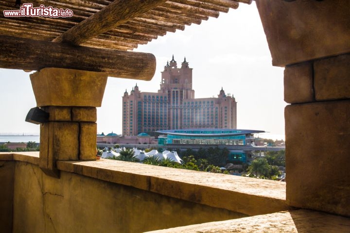 Una bella panoramica dalla Ziggurat all’Aquaventure, vista sull’Atlantis