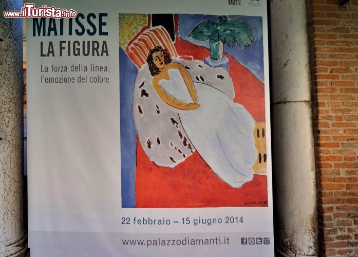 Poster di Matisse La Figura, la bella  mostra che sarà ospitata dal Palazzo dei Diamanti di Ferrara dal 22 febbraio al 15 giugno 2014