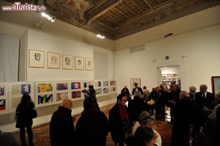 Una delle sale della Mostra Matisse, La Figura in segna al Palazzo Diamanti di Ferrara dal 22 febbraio al 15 giugno 2014. Nell'immagine l'anteprima riservata ai giornalisti