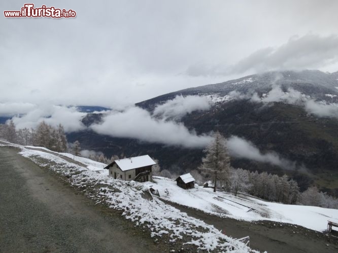 Immagine la fattoria pedagogica di Hérémence, ci troviamo nella Val d’Hérens