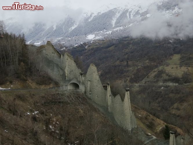 Immagine Le spettacolari Piramides a Euseigne in Svizzera