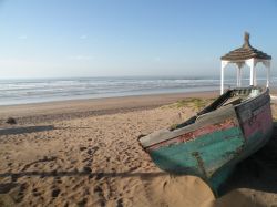 La deserta spiaggia del Mazagan - L'hotel ...