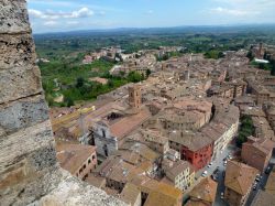 Siena vista dall'alto dalla Torre del Mangia ...