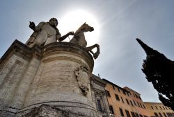 Monumento equestre al Campidoglio di Roma