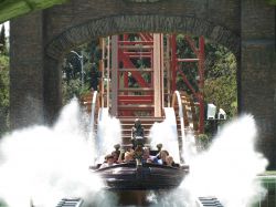 Attrazione acquatica a Cinecitta World, Roma.