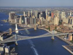 New York dall'alto: bene visibili  i ...
