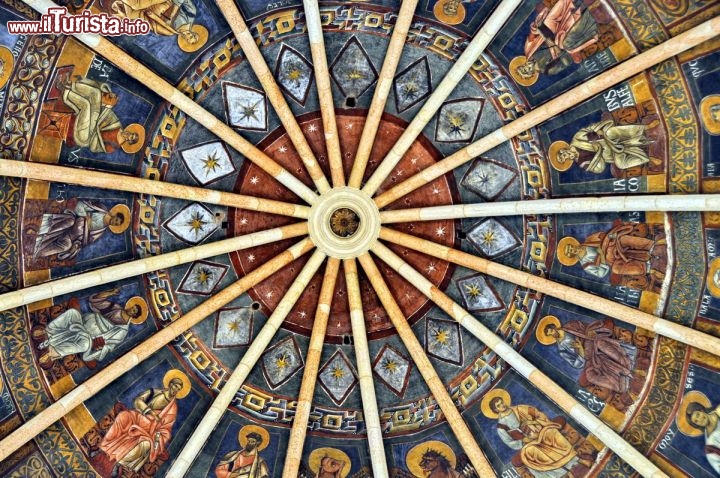 Immagine Dettaglio dell'interno della Cupola del Battistero di Parma