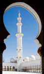 Minareto della Grande Moschea: i minareti della Moschea Sheikh Zayed combinano diversi stili, essendo ispirati nel design principalmente a quello marocchino e a quello turco - Foto TCA Abu Dhabi ...