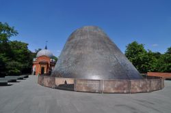 L'ingresso del Planetario di Londra, l'unico del suo genere nella capitale inglese,che si trova presso il Royal Observatory di Greenwich