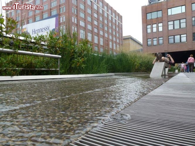 Immagine Il progetto di riqualificazione High Line, porta l'acqua dove un tempo correva il treno