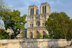 Uno scorcio della Cattedrale di Notre Dame a Parigi fotografata dalle rive della Senna - © meunierd / Shutterstock.com
