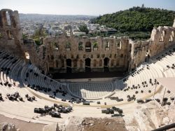 Il Teatro di Erode Attico si trova sull'Acropoli di Atene