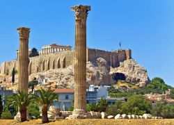 Tempio di Zeus Olimpio all'Acropoli di Atene - ...