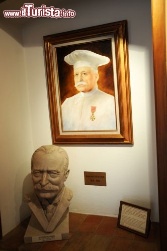 Immagine Busto di Auguste Escoffier: lo potete vedere al Museo a lui dedicato che si trova in Provenza, presso Villeneuve Loubet, località sulla Costa Azzurra della Francia