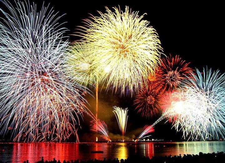 Yellow Night - fuochi artificiali Limone sul Garda