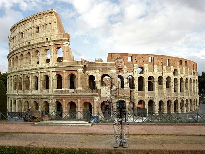 Liu Bolin, L'uomo invisibile Roma