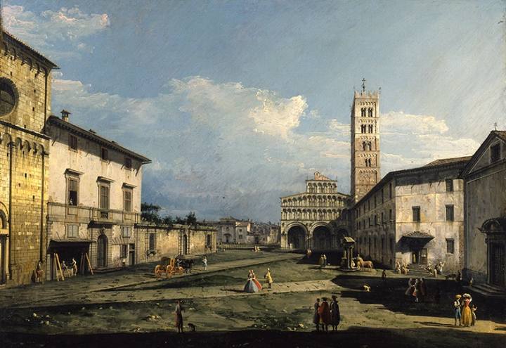 Bernardo Bellotto 1740 Viaggio in Toscana Lucca