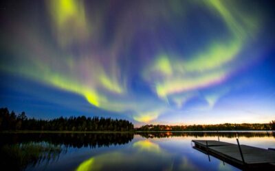 Aurora_Kiruna_lago_Svezia