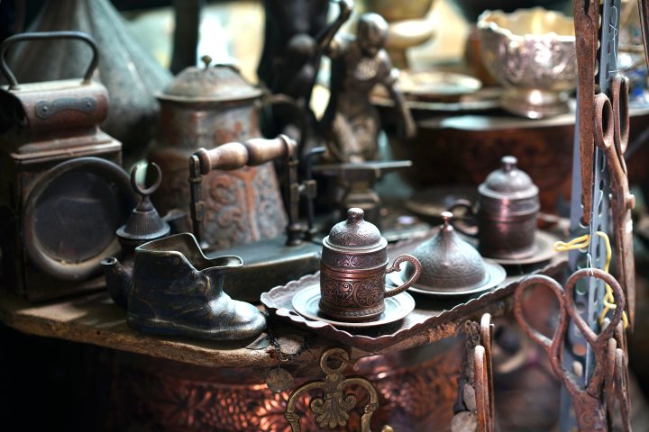 Detail,Of,Ancient,Objects,Of,Greek,And,Arabic,Origin,In