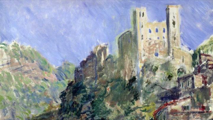 Monet-Le-Chateau-de-Dolceacqua