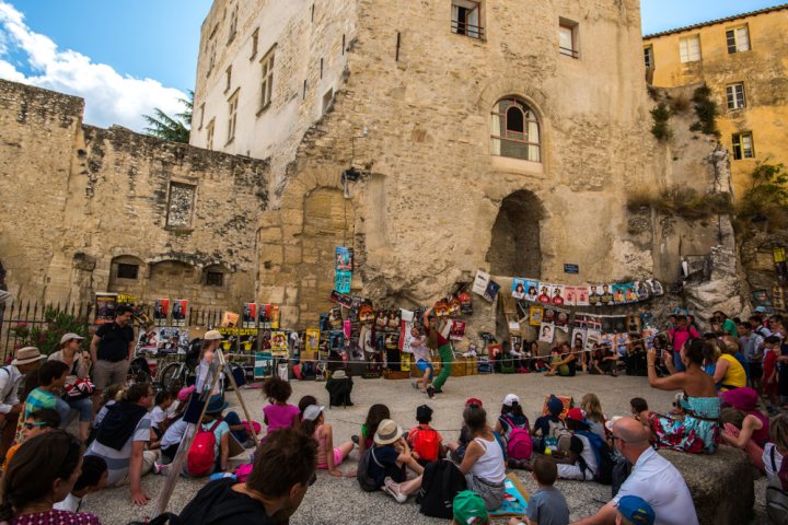 Avignon/france,-,07,14,2016:,Avignon,Theatre,Festival,In,Summer