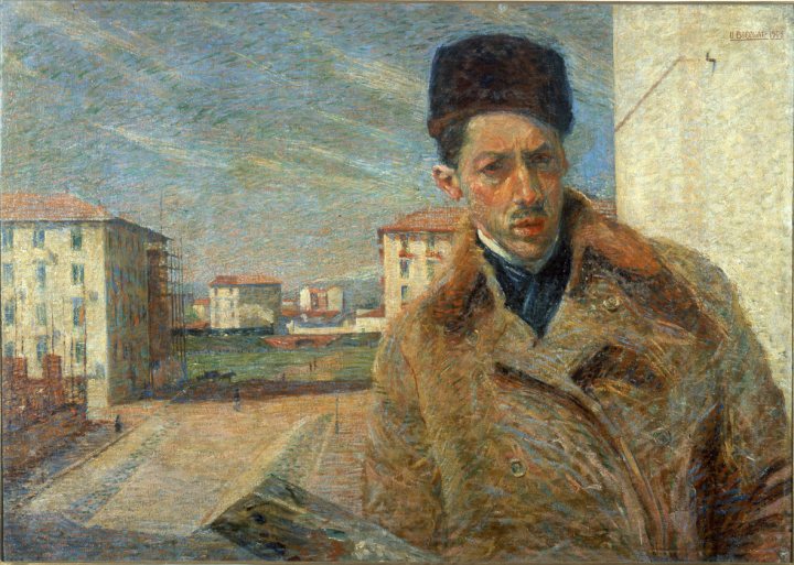 Umberto-Boccioni-Autoritratto-1908-olio-su-tela-Milano-Pinacoteca-di-Brera