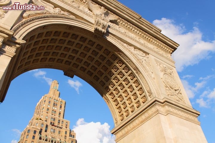 Il Washington Square Park nel Greenwich Village di New York City
