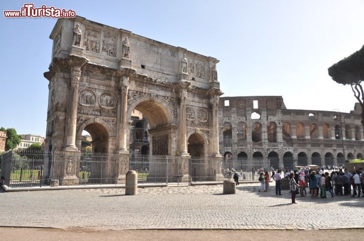 L’Arco di Costantino, il più grande arco trionfale a tre fornici dell’antica Roma